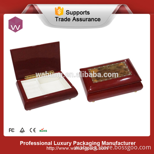 high lacquer finish wooden antique music box (WH-0354)